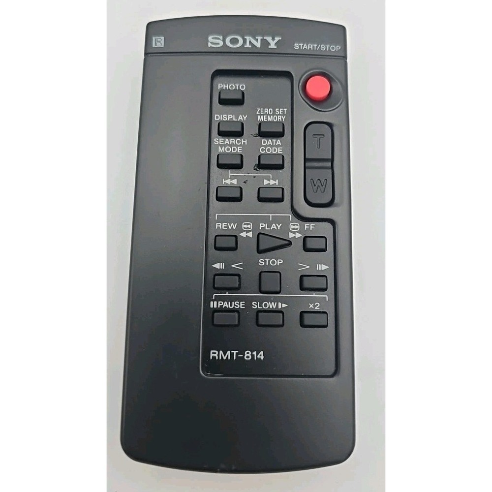 Genuine Sony Remote RMT-814 for Handycam Camcorder VCR Wireless Controller Black